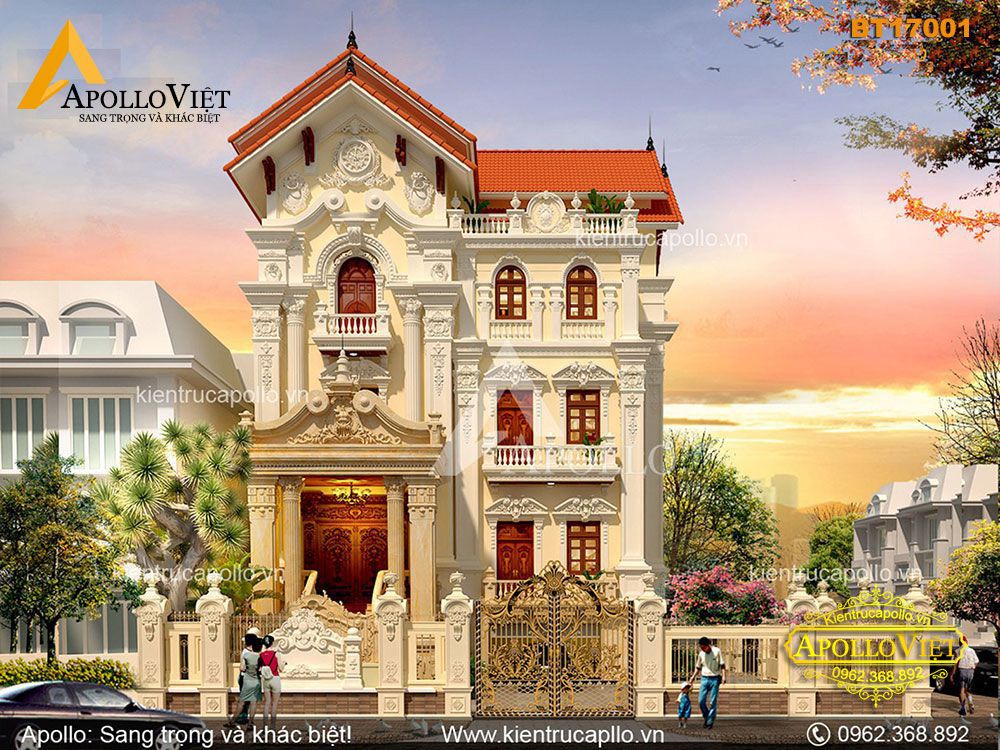 Biệt thự tân cổ điển sang trọng cho giới thượng lưu (BT17001)